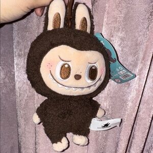 POPLAND Labubu Brown Plush Pendant
